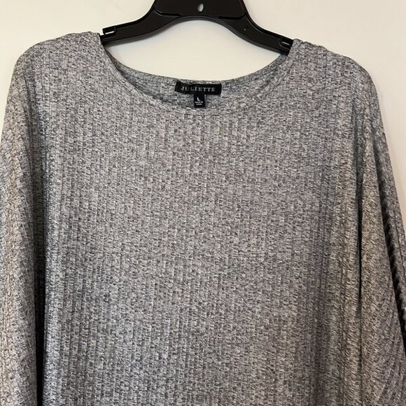 ✨🩶 Vintage Juliette Women’s Gray Asymmetrical Hem Poncho Top | Size L 🩶 - Picture 7 of 14